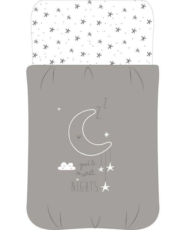 Saco Capazo Sweet Night Bl/cobre de Casual By Bimbidreams