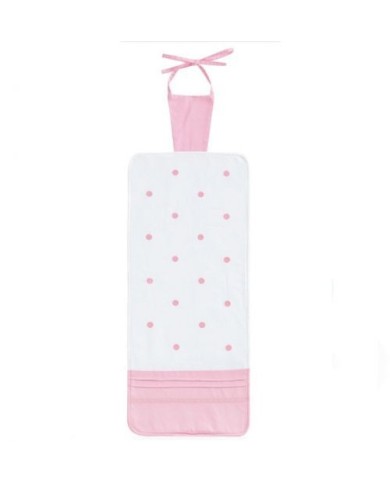 Colchoneta Pique S.Paseo Romantic Blanco/Rosa