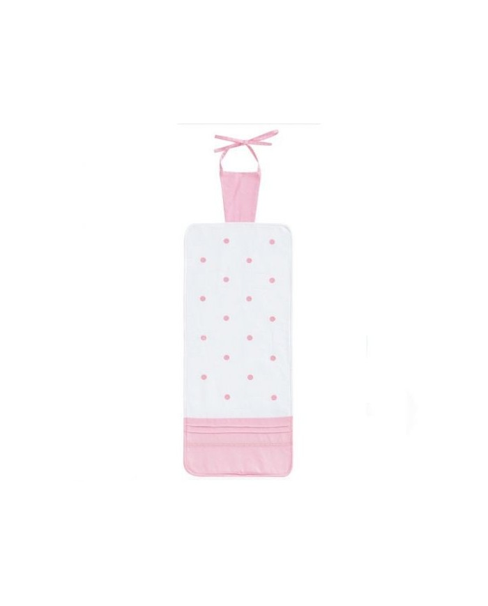 Colchoneta Pique S.Paseo Romantic Blanco/Rosa
