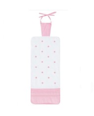 Colchoneta Pique S.Paseo Romantic Blanco/Rosa