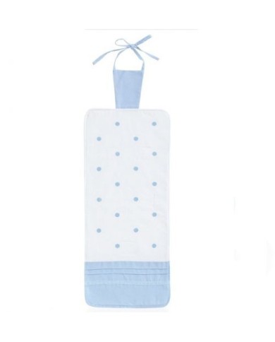 Colchoneta Pique S.Paseo Romantic Blanco/Azul