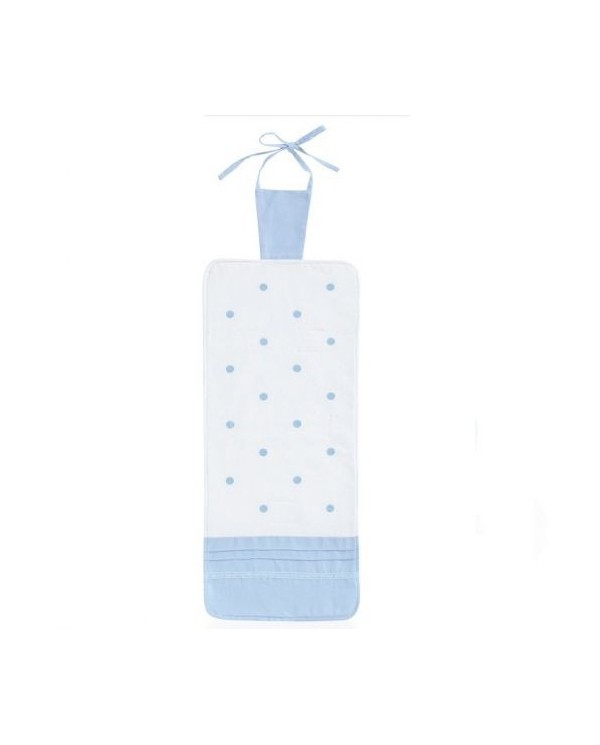 Colchoneta Pique S.paseo Romantic Blanco/azul de Bimbidreams