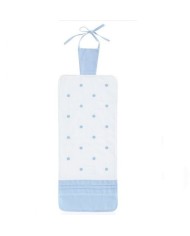 Colchoneta Pique S.Paseo Romantic Blanco/Azul