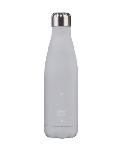 Botella Termica Engomada 500ml 2594 Gris