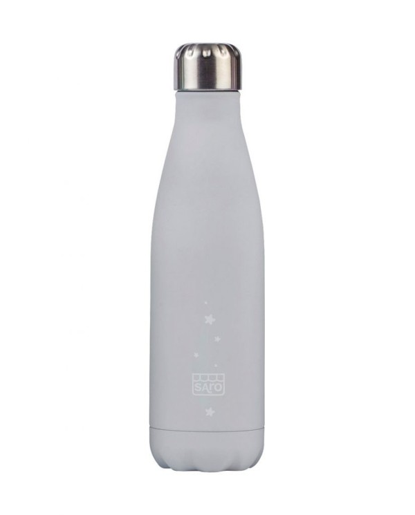 Botella Termica Engomada 500ml Gris de Saro