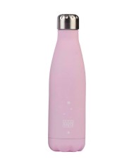 Botella Termica Engomada 500ml 2594 Rosa