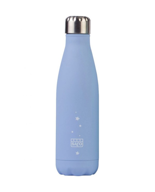 Botella Termica Engomada 500ml Azul de Saro