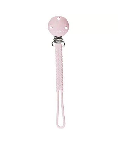 Portachupete silicona trenza 14423 Rosa