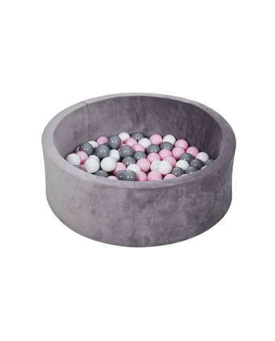 Piscina de Bolas Misti 8702 Rosa/Gris