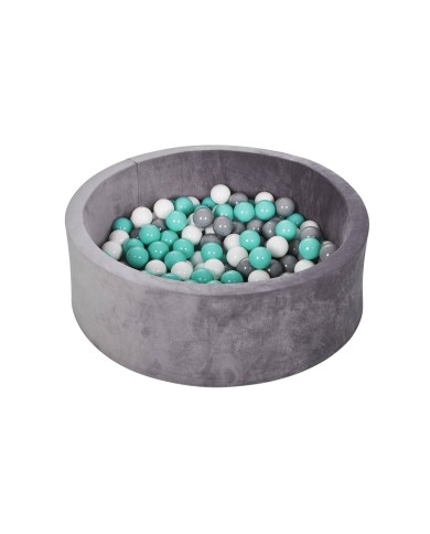 Piscina de Bolas Misti 8701 Verde/Gris