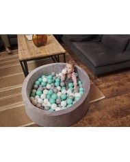 Piscina de Bolas Misti 8701 Verde/Gris