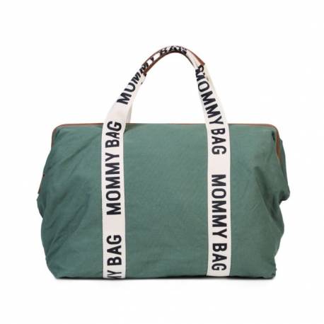 Bolso Mommy Signature Canvas CWMBBSCGR Verde